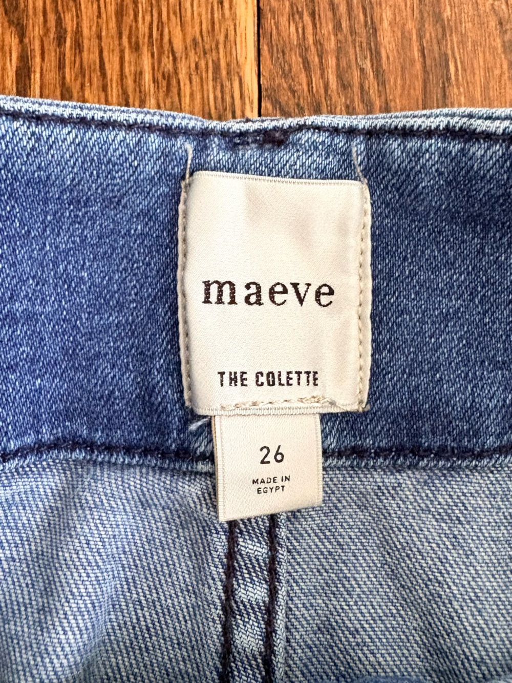 Maeve Colette Wide Legged Cropped Denim, Like New Worn Once, Size 26 - Picture 2 of 3